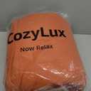 CozyLux Terracotta Queen Comforter Set, 3 Pieces Burnt Orange Rust Solid Breathable Quilted Bedding Sets, Luxury Fluffy Soft Bed Set with Down Alternative Comforter and 2 Pillowcases for All Season