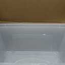 IRIS USA 2-Pack Storage Bins with Lids, 72 Quart, Made in USA Stackable See-Through Organizing Solution Latches Durable Nestable Containers Secure Pull Handle, BPA-Free Plastic