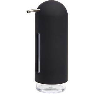 Umbra - 330190-040 Penguin Pump, Kitchen Soap Dispenser, Also Works with Hand Sanitizer, 12 oz (355 ml), Black