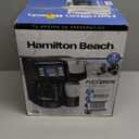 Hamilton Beach FlexBrew Trio 2-Way Coffee Maker, Compatible with K-Cup Pods or Grounds, Combo, Single Serve & Full 12c Pot, Black - Fast Brewing (49902)