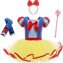 Dressy Daisy Ballet Tutu Dress Girls Size 18m-8 | Toddler Kids Princess Tulle Skirt Leotards Ballerina Outfit Dance Costume (2-3T, Style B (With Accessories))