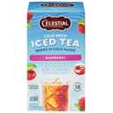 4 x Celestial Seasonings Cold Brew Raspberry Black Iced Tea 18 Tea Bags (EXP 06/03/28)