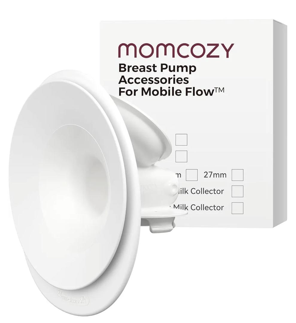 Momcozy Original Replacement Accessories for Upgraded Mobile Flow | Upgraded M9,Original Upgraded M9 Breastfeeding Parts,24mm Flange,1 Pack