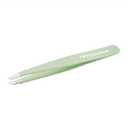Tweezerman Stainless Steel Slant Tweezer - Eyebrow Tweezers for Women and Men (Pistachio)