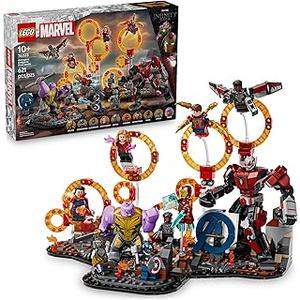 LEGO Marvel Avengers: Endgame Final Battle - Super Hero Building Set for Kids, Ages 10+ - 10 Figures Including Iron Man, Black Panther, and Iron Spider - Birthday Gift for Boys and Girls - 76323 LEGO Marvel Avengers: Endgame Final Battle - Super Hero Building Set for Kids, Ages 10+ - 10 Figures Including Iron Man, Black Panther, and Iron Spider - Birthday Gift for Boys and Girls - 76323