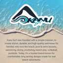 Kanu Surf Girls' Hurricane Beach Sport UPF 50 One Piece Swimsuit (2T, Sparkle Solid Navy)