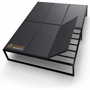 Golden Home Essentials Premium 10mm Queen Size Bunkie Board (60" x 80") Slim Low-Profile Mattress Support Quiet, Moisture-Resistant, Lightweight Bed Board for Platform & Slatted Frames