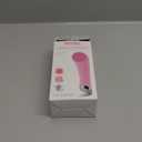 PRITECH Facial Cleansing Brush, Rechargeable Silicone Face Scrubber with Heat Massage End, Vibrating Exfoliator Scrubber for Deep Cleaning, Waterproof Face Brush for Women and Men (Pink)