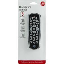 GE Universal Remote Control for Samsung, Vizio, LG, Sony, Sharp, Roku, Apple TV, TCL, Panasonic, Smart TVs, Streaming Players, Blu-ray, DVD, 4-Device, Silver, 33709