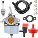 FitBest 632230 Carburetor Tune-up Kit replaces 632272 631828 631067 631067A Universal 520922 fits Tecumseh H30 H50 H60 HH60 HH70 5HP 6HP 4 cycle Toro Snowblower Troy Bilt Tiller Engines