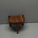 TableCraft12654 Acacia Wood Stand for Glass Beverage Dispensers, Beverage Holder, 10" Dia x 8" H, Raises Dispenser 6-3/4", Ideal for Catering & Restaurants