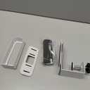 Anti Theft Blink Doorbell Mount - Metal Blink Door Holder No Drill for Apartment - White Doorbell Bracket Renter Friendly for 2nd Gen & 1st Gen