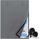 Thermal Window Cover for Winter, 38" X 62" for Window Insulation for Winter, Oxford Cloth Cotton Layer Thermal Window Cover to Keep Heat, Window Insulation Kit Fits Up to 3 x 5 Ft Window