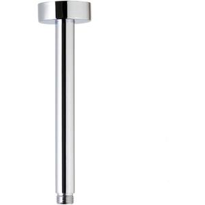  Shower Arm with Flange Ceiling Mount, Round Rain Shower Head Extension Arm Replacement,Shower Head Extension Pipe Chrome