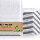 Bubble Mailers 4x8 inches 500pcs Padded Envelopes Mailers Sealing Shipping Bags for Small Business, Shipping Envelopes with Self Sealing, Waterproof and TearProof