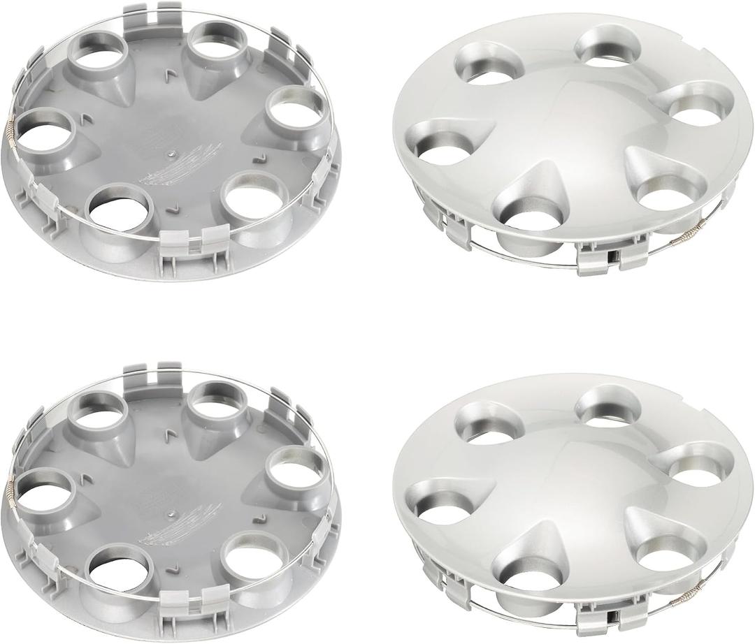 4Pcs Wheel Center Cap for 2001-02 Sequoia 2001-04 Tacoma 2000-04 Tundra Wheel Rim 190mm(7.46in) Silver 6 Lug Hub Cap, Replacement 42603-0C30 Wheel Cover