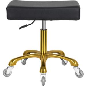 Antlu Rolling Stool with Wheels for Massage Medical Doctor, Heavy Duty Roller Stool for Salon Office Lab Tattoo Artist Spa (Black,450 Lbs Capacity)