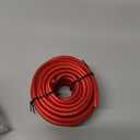 10 Gauge Wire, 25 Feet Red Power Ground Cable, Primary Automotive Wire, Copper Clad Aluminum for Battery Cable, Car Audio, Amp Wiring, Generator, Automotive, RV