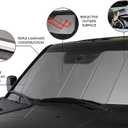 Covercraft UVS100 Custom Sunscreen | Fits 2004-2009 Lexus RX (RX330, RX350, RX400h) | Silver