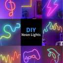50ft Neon Rope RGB Lights, IP68 Waterproof Flexible Neon Lights, Room Decor for Christmas, Outdoors, Pool 1 Roll C