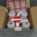 Plastic Spray Bottle (4 Pack, 24 Oz, All-Purpose) Heavy Duty Spraying Bottles Leak Proof Mist Empty Water Bottle for Cleaning Solution Planting Pet with Adjustable Nozzle and Measurements