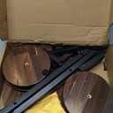 AUGOSTA 5 Tier Plant Stand, Tall Metal Wood Shelf Holder for Indoor Plants, Outdoor Garden Plant Display Rack Flower Pot Stand for Corner Living Room Balcony Garden Patio