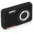 Case for KODAK PIXPRO FZ55 Non Slip Textured Soft Silicone Protective，washable Slip Shockproof Camera Case (Black