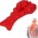 Trapezius Trigger Point Massager, Suboccipital Release Tool Trigger Point Massager for Muscle Pain Relief Neck Back Shoulders (Red)