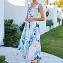 Flessibili Women's Sleeveless Floral Maxi Dress 2026 Sundresses Spring Summer Wedding Guest (S)