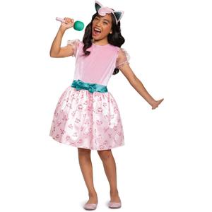Pokemon Jigglypuff Costume Dress for Girls, Children's Character Outfit (Small (4-6x))
