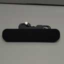 Computer Speakers for Desktop Monitor,Single Speakers for Desktop PC,Laptop Speaker with Loud Sound,Volume Control Easily Clamps to Monitors(USB-C to USB Adapter Included) (Black)