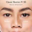 Pro Lash ProWear Professionally Styled Lash Clusters - Easiest to Apply Eyelash Cluster - 10 Day Eyelashes - Waterproof Lashes Clusters - Single Set - Classic Shorties No. 05 - Black