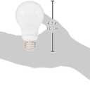 Amazon Basics A19 LED Light Bulbs, 60 Watt Equivalent, Energy Efficient 9W, E26 Standard Base, Soft White 2700K, Dimmable, 10,000 Hour Lifetime , 6-Pack