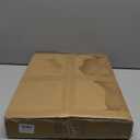 Max & Lily Upholstered Full Bed Frame with Rectangular Headboard, Upholstered Platform Bed for Kids, No Box Spring Needed, Easy Assembly, Blue