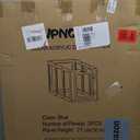 Clear Acrylic Dog Playpen with Door, 24 Inch Tall Plastic Puppy Playpen, Easy Assemble Pet Fence, 10 Panel Indoor Dog Play Pen for Puppies/Small (24 Inch High, 10 Panel)