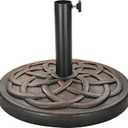 35lb Heavy Duty Umbrella Base, Bronze