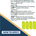 Reflective Stickers Made of 3M DG3,Super Reflection, Safety Reflective Tape for Car Trailer Truck Bike Motorcycle, 25 Pcs Fluorescent Yellow-Green Outdoor Waterproof Ultimate in Safety Technology.