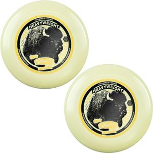 Frisbee Heavyweight 200g Flying Disc, 11 Inch Stable Competition Sports Disc, Long Distance and Durable, for Outdoor Activities and Family Fun (Yellow(2 Pack))