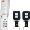 for Genie & Overhead Door Garage Door Opener Keypad&Remote, Compatible with All Intellicode Genie Overhead Garage Openers from 1995, G3T-R O3T-A O3T-BX 315/390MHZ
