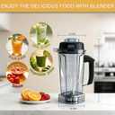 Blender Pitcher 64oz Replacement Container Compatible with Vitamix 5200, 5300, 6300, 7500, E310, VM0197, VM0101, VM0100, VM0103 Classic & Explorian Series