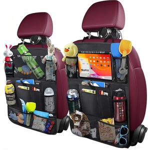 Car Backseat Organizer,10 Storage Pockets &10 Tablet Holder, Waterproof & Durable, Universal Fit for Sedan SUV, Truck, Minivan (2)