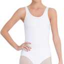 Capezio Women's Classic V-Neck Camisole Leotard (X-Large, White)