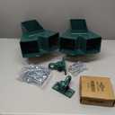 VEVOR A-Frame Middle Swing Set Brackets, Heavy Duty Carbon Steel Swing Set Hardware with Mounting Hardware, DIY Swing Set Bracket Swing Set Kit for 4x4 Legs & 4x6 Beam, Green (2 Pcs)