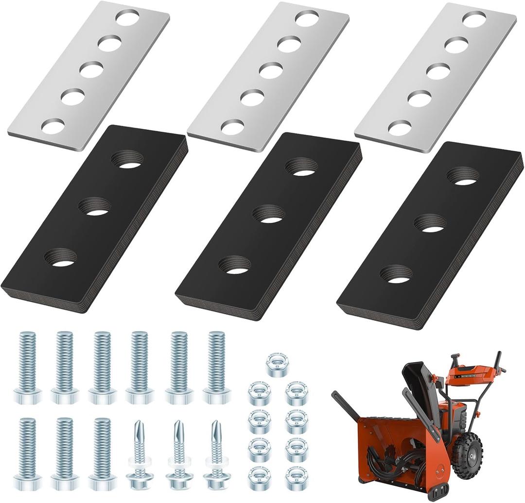 Huthbrother Snow Blower Impeller Modification Kit 3/8" 4Blade Universal, for Modifies 2Stage Machine (3)