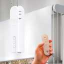 Aura Roller Smart Shade Driver, Remote Control & WiFi Dongle | Automate Existing Blinds | Beaded Window Shade Compatible Up to 4x5ft | Rechargeable Battery | Set Schedules | Hands Free Voice Control