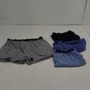 Calvin Klein Men's Cotton Stretch 7-Pack Boxer Brief (Large, 3 Black, 2 Blue Shadow, 2 Cobalt Water)