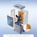 VEVOR Evaporative Air Cooler & Swamp Cooler, 1800 CFM Air Conditioner with 6.8 Gallon Water Reservoir, Remote Control, 12H Timer, 4 Ice Containers, 3 Fan Speeds, Air Humidifier, and Silent Operation