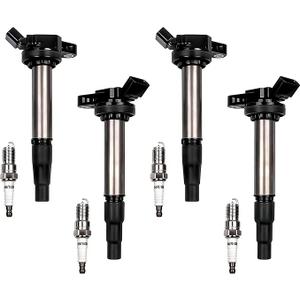 UF596 Ignition Coil Compatible with 2010-2015 Prius 2009-2015 Corolla 2011-2015 CT200h 2008-2014 xD 1.8L L4 Replaces UF619 90919-02258, Set of 4