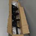 6-in Earth Auger Drill Bit, Garden Plant Flower Auger Rapid Planter Compatible Gas Powered Post Fence Hole Digger with 3/4 Shaft