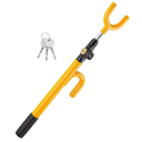 Vehicle Steering Wheel Lock Car Anti Theft Security Lock with Adjustable Length Fit for Cars Trucks Vans and SUVs